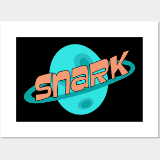 Planet Snark - retro text and colors Posters and Art